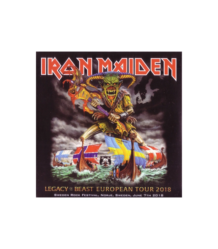CD Iron Maiden "Legacy Of The Beast European Tour 2018 Sweden Rock"