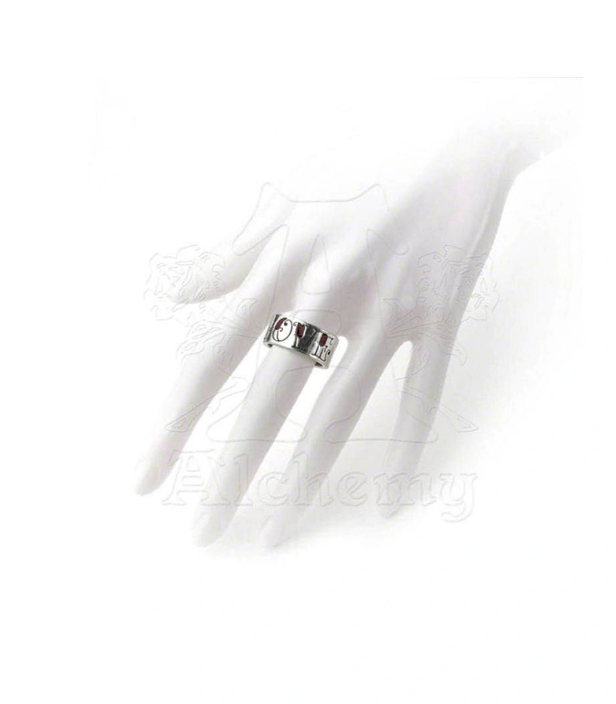 кольцо alchemy gothic (алхимия готик) ulr1 love hate
