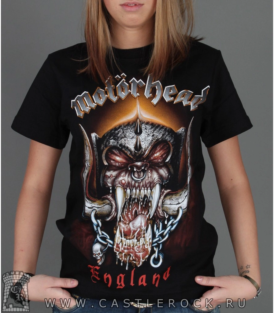 футболка motorhead "england" (принт цветной)
