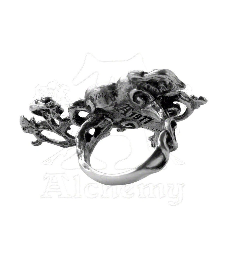 кольцо alchemy gothic (алхимия готик) r180 bed of blood roses