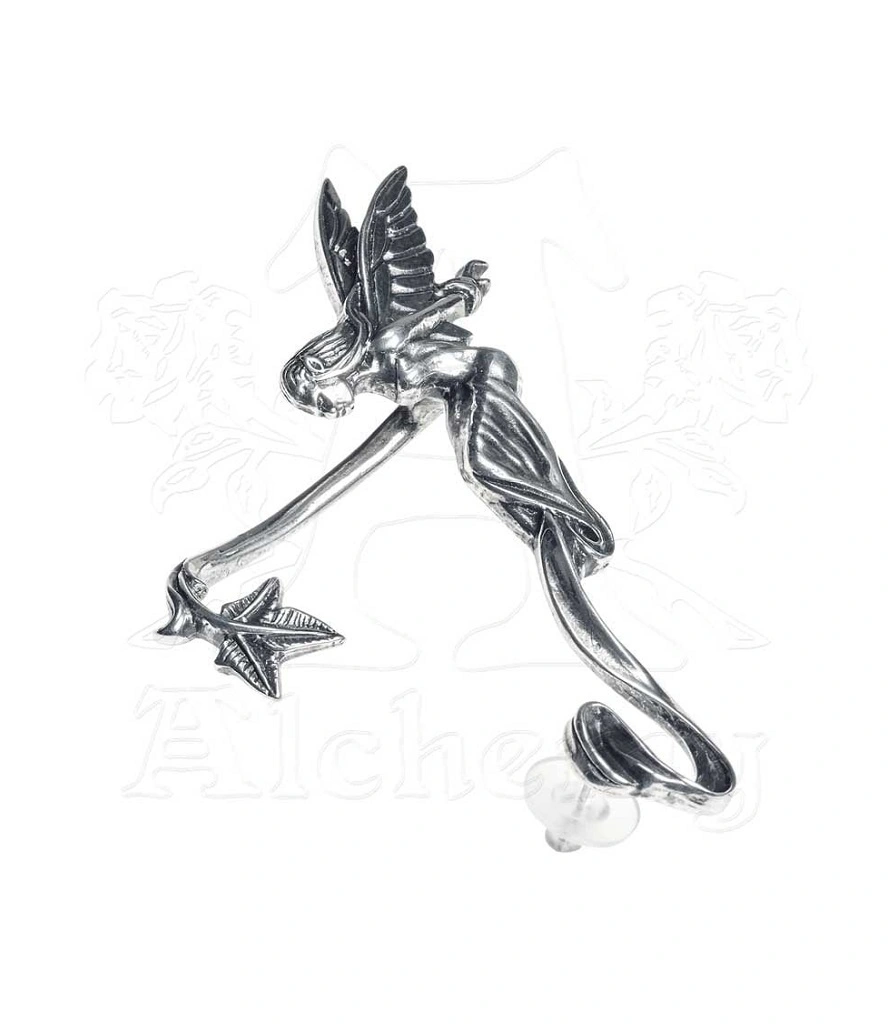 серьга кафф alchemy gothic (алхимия готик) e389 fairy grove