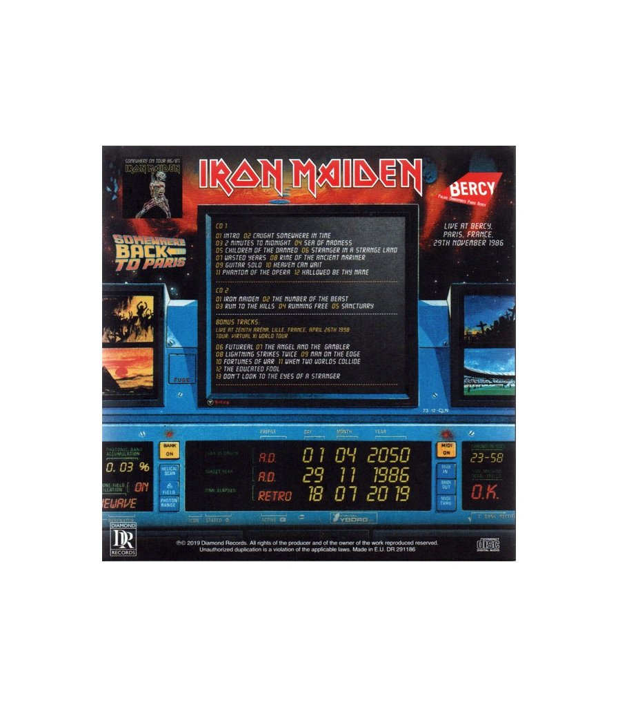 CD Iron Maiden "Somewhere Back To Paris"