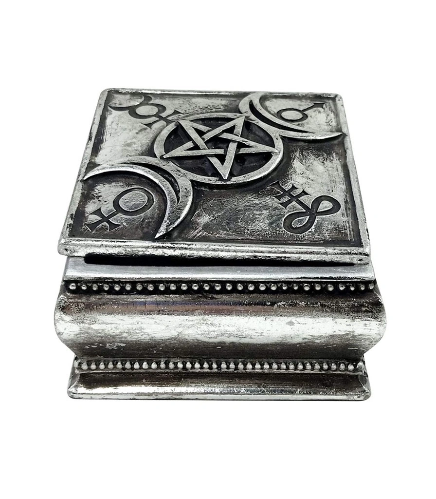 шкатулка пентаграмма тройная луна