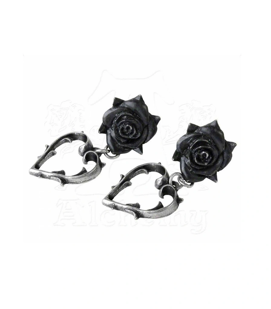 серьги alchemy gothic (алхимия готик) e365 wounded love