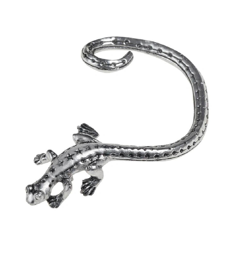 серьга кафф alchemy gothic (алхимия готик) e419 fire lizard
