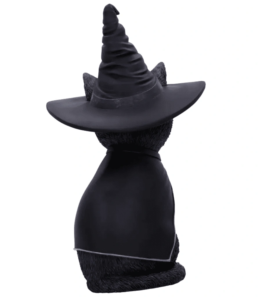 статуэтка кот в шляпе ведьмы (большая)