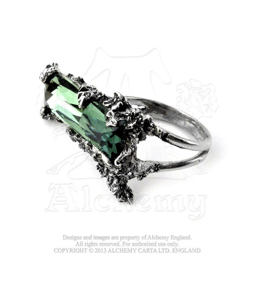 кольцо alchemy gothic (алхимия готик) r137 winter garden crystal