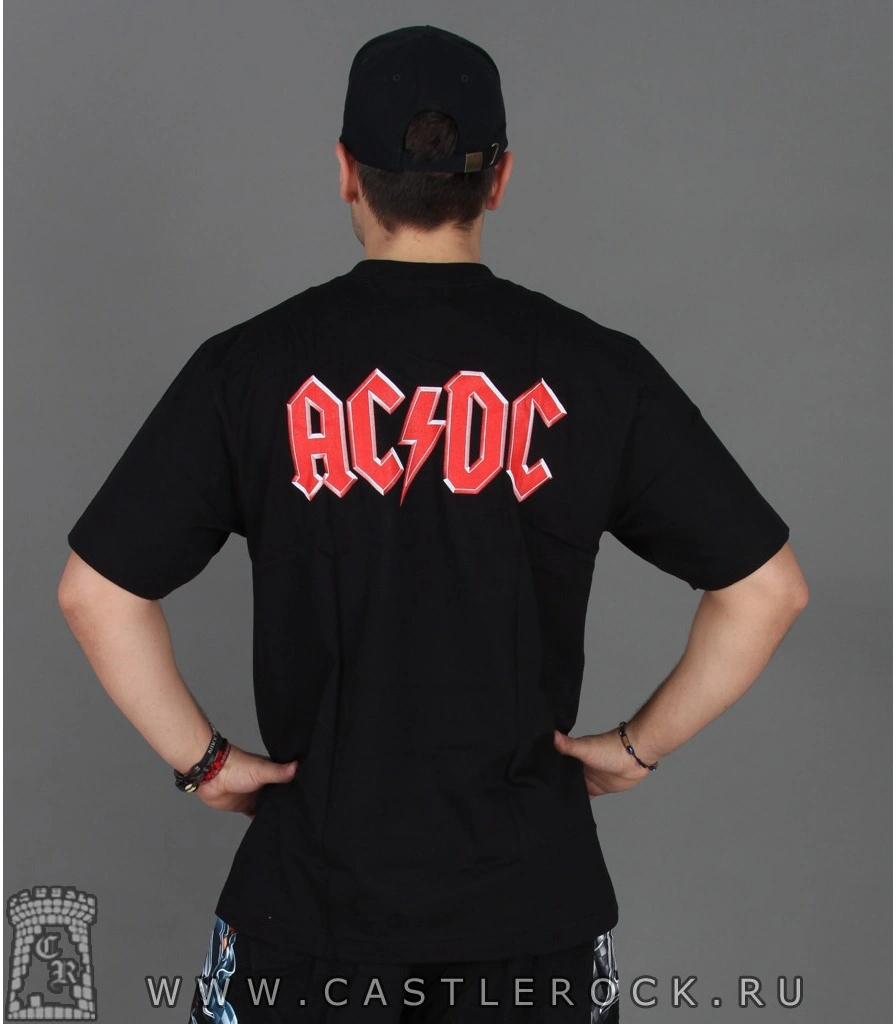 футболка ac/dc "are you ready?" (принт цветной)