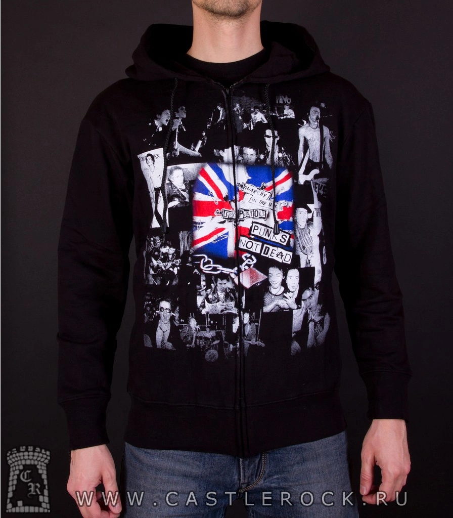 балахон на молнии sex pistols (коллаж)