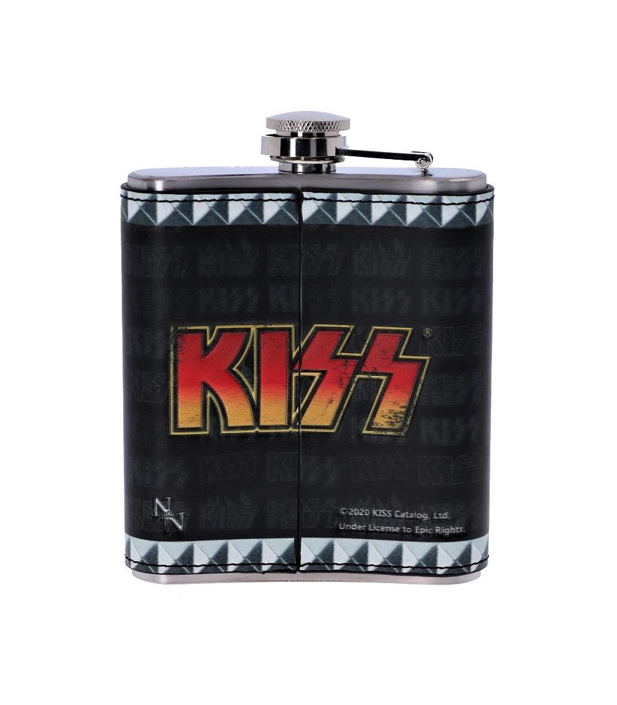 фляга стальная фирменная kiss paul stanley "the starchild" 7 oz