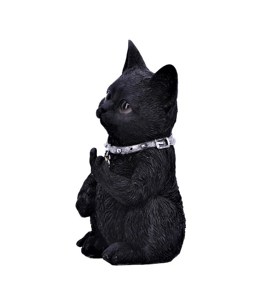 статуэтка кот показывает fuck