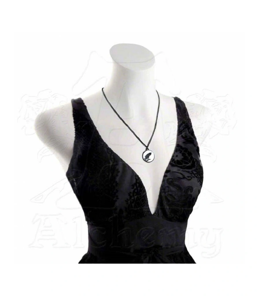 подвес alchemy gothic (алхимия готик) p735 caw at the moon