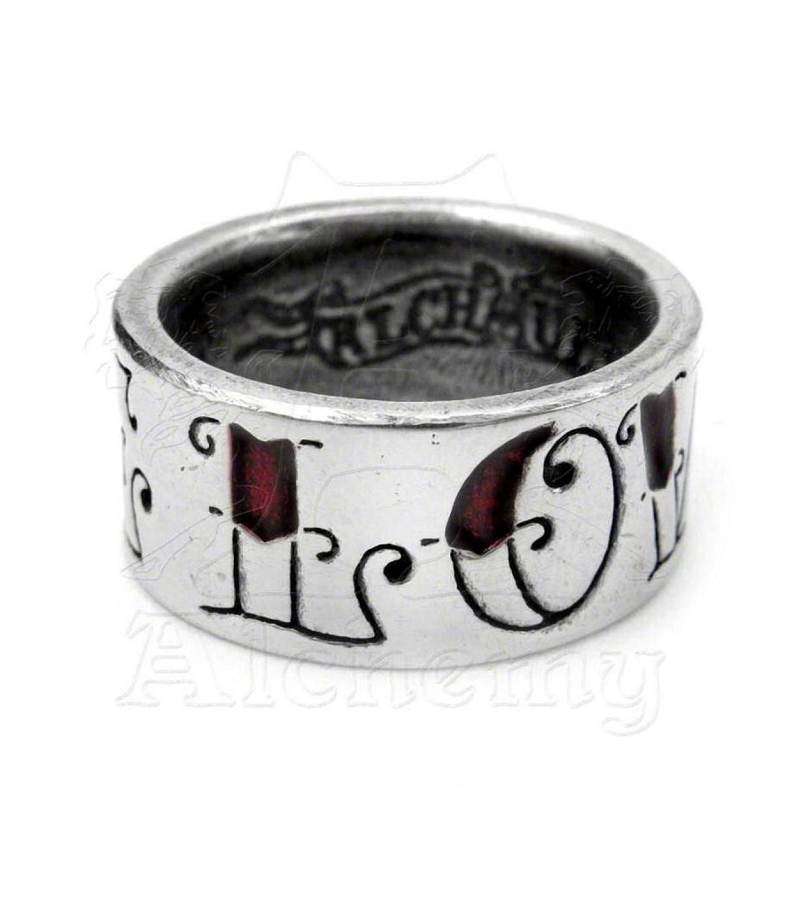 кольцо alchemy gothic (алхимия готик) ulr1 love hate
