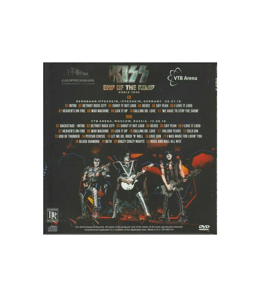 CD/DVD KISS "Calling On God Of Thunder"