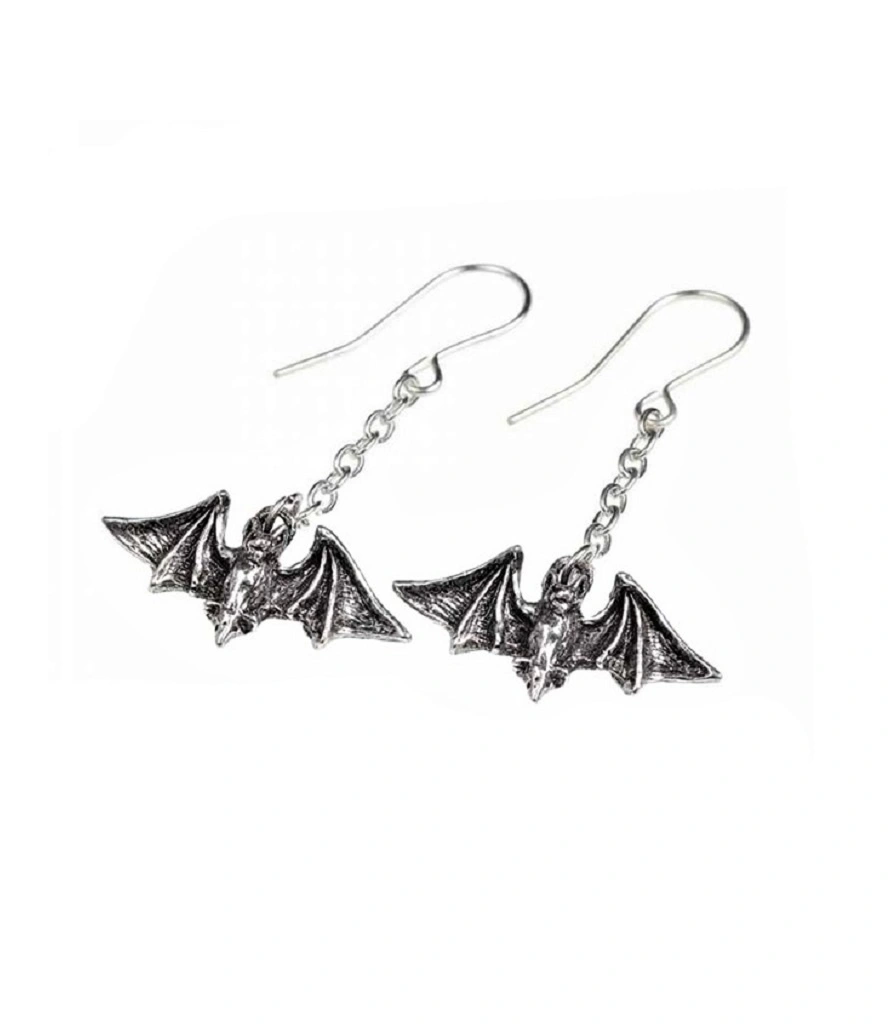 серьги alchemy gothic (алхимия готик) e429 kiss the night
