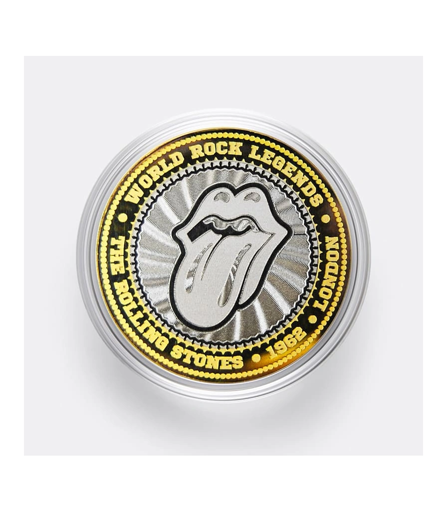 монета сувенирная малая rolling stones