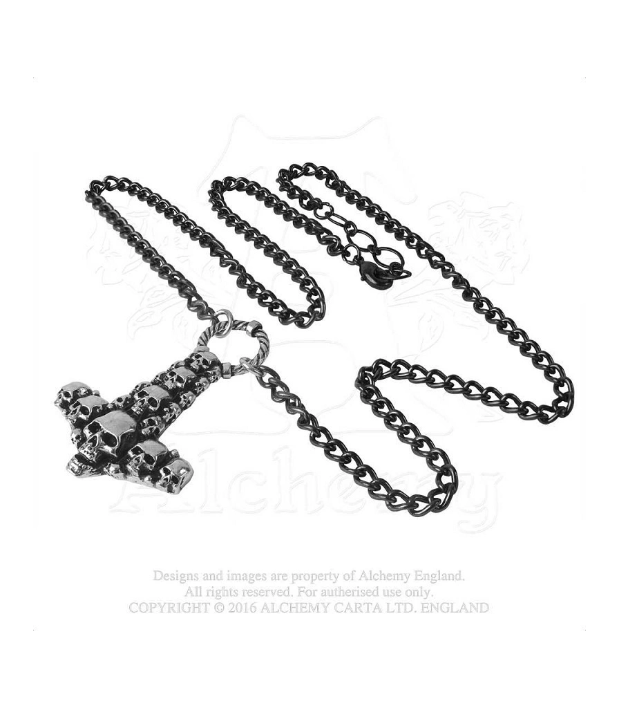 подвес alchemy gothic (алхимия готик) p754 skullhammer