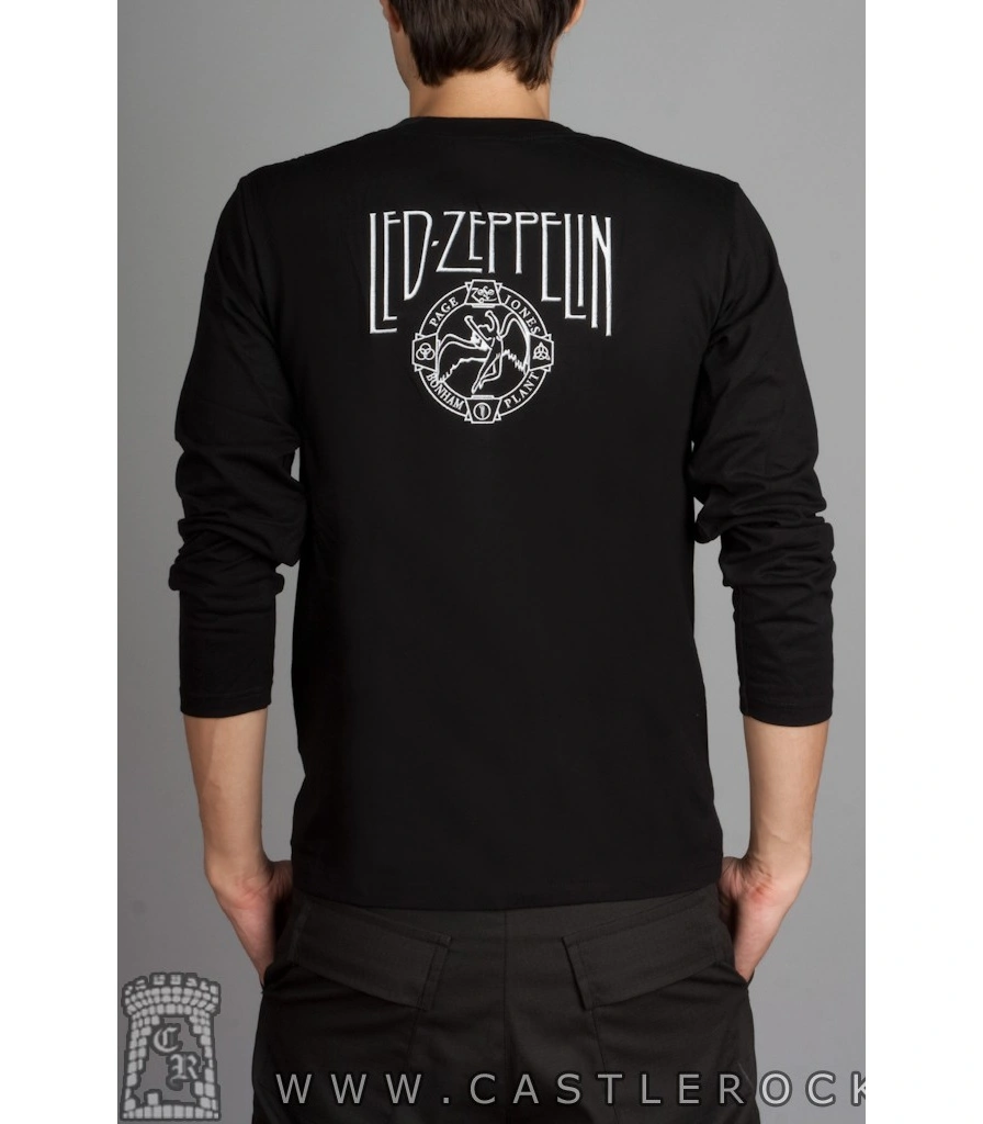 футболка led zeppelin (фонарь ч/б) д/р