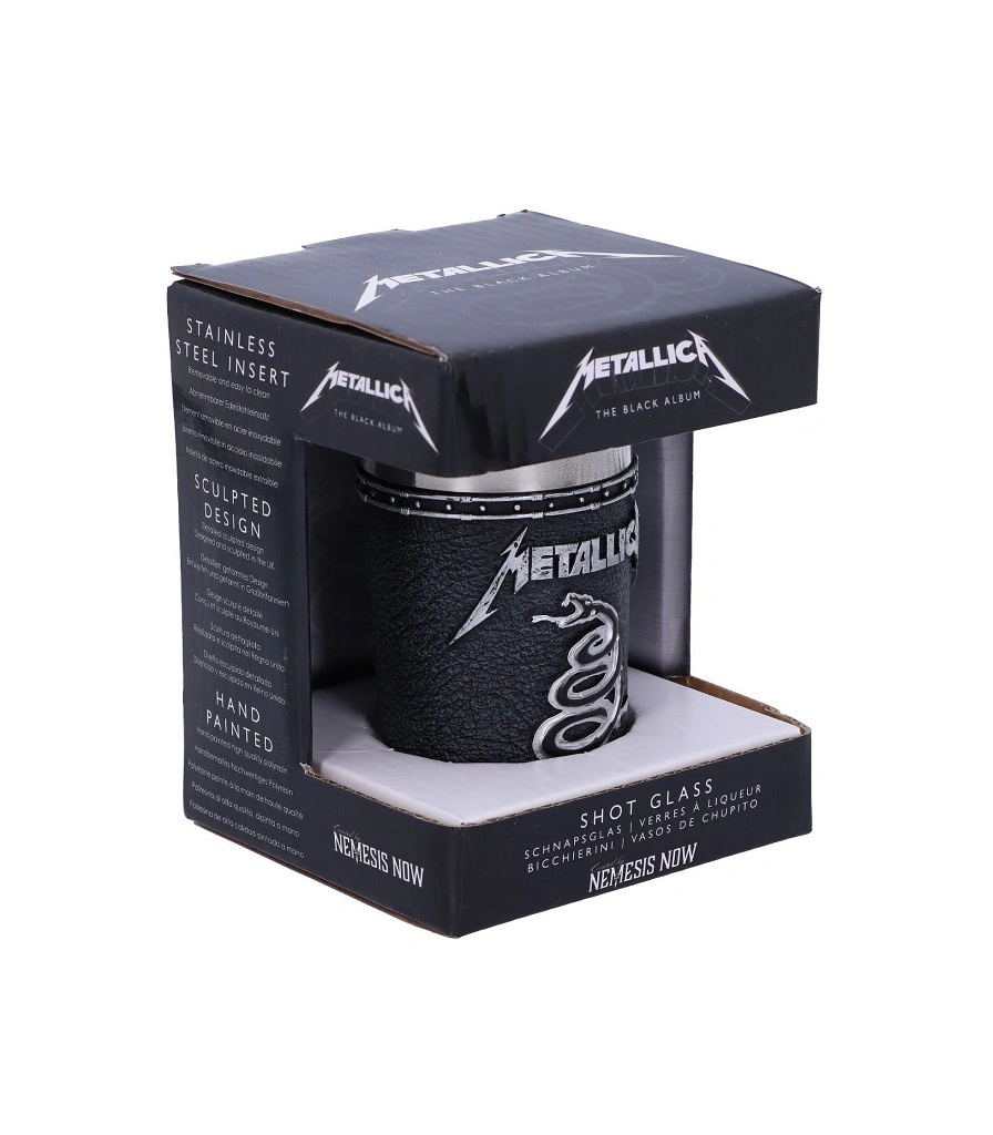 стопка фирменная metallica "the black album"
