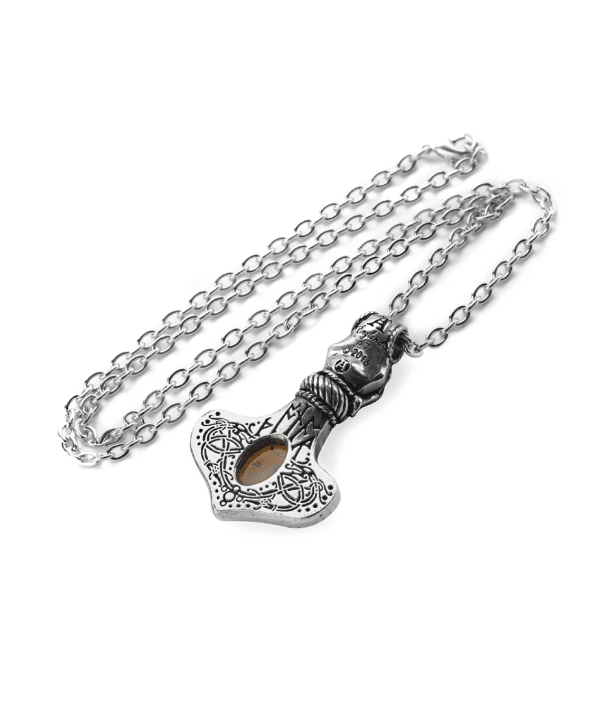 подвес alchemy gothic (алхимия готик) p728 amber dragon thorhammer