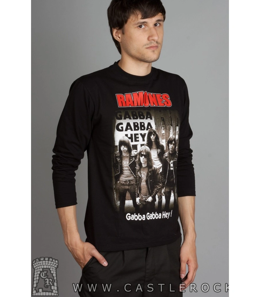футболка ramones "gabba gabba hey!" д/р