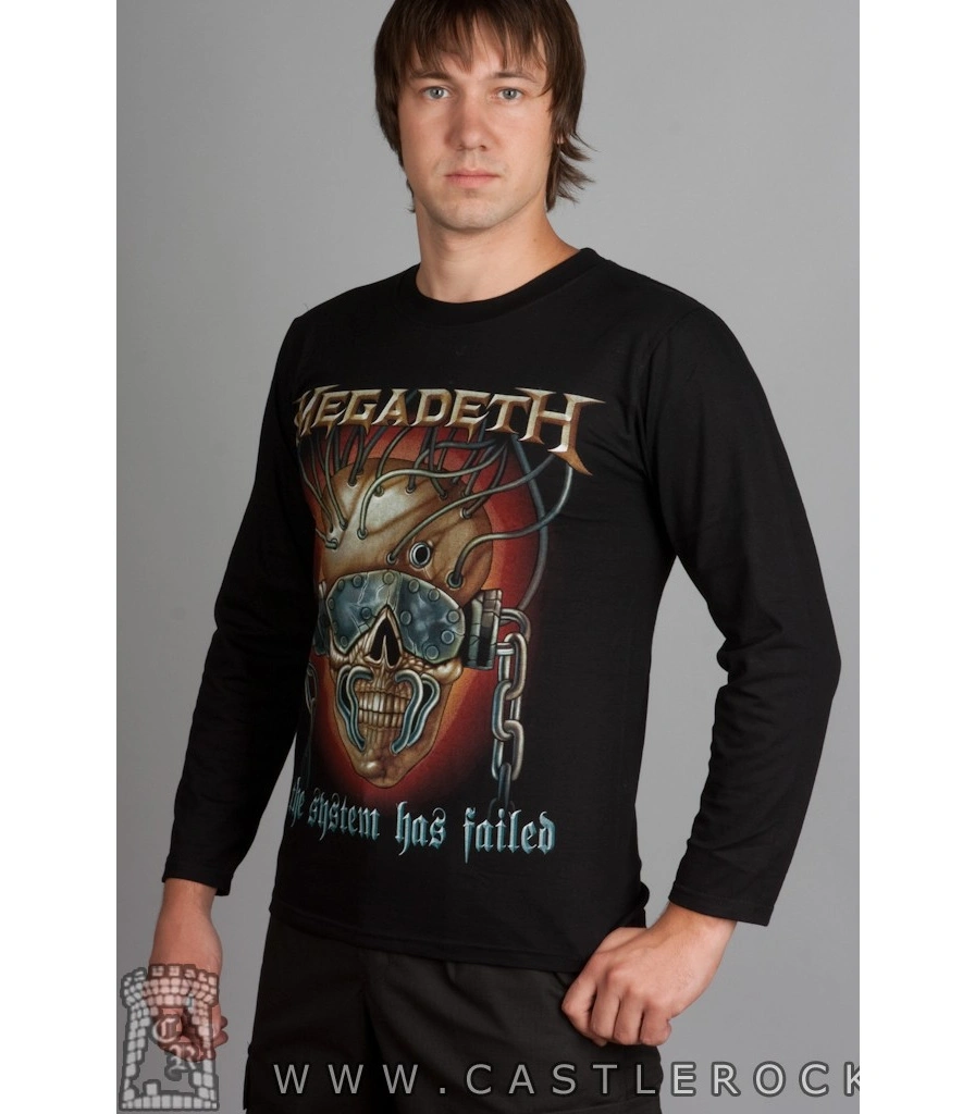футболка megadeth "the system has failed" д/р