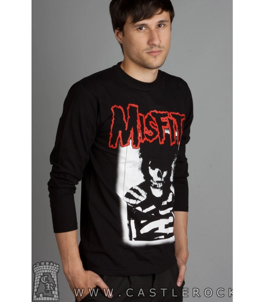 футболка misfits (скелет) д/р