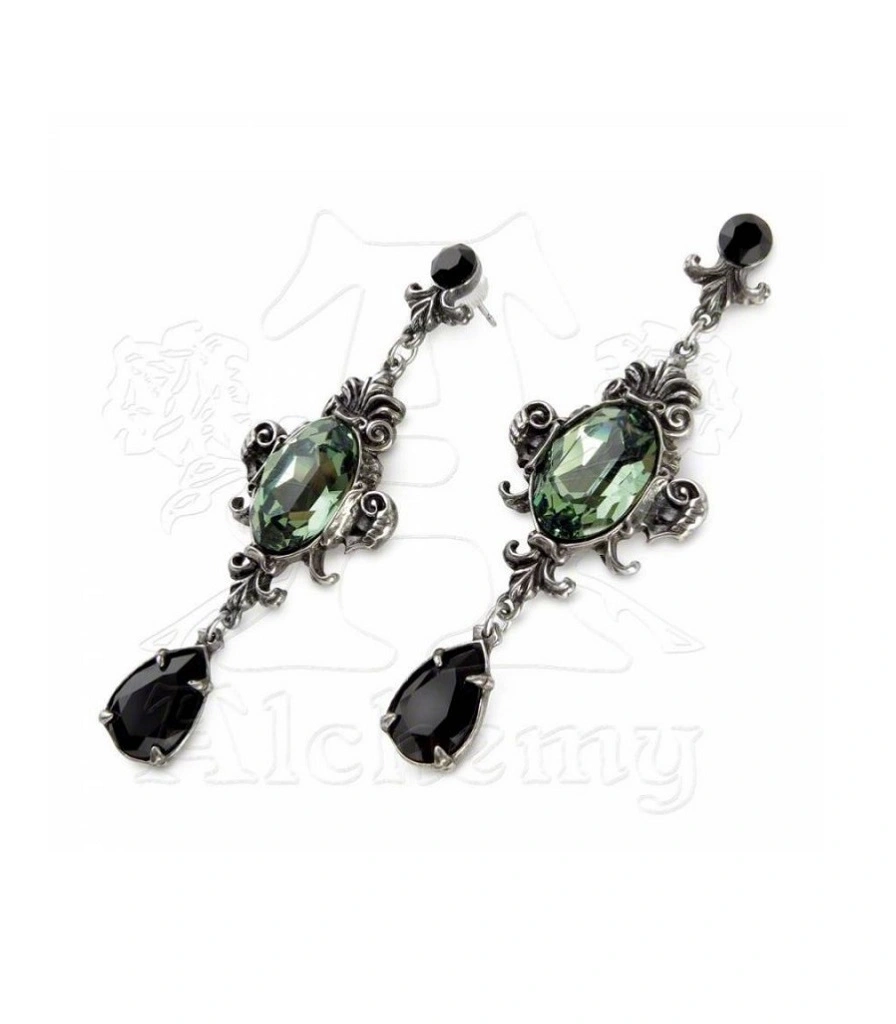 серьги alchemy gothic (алхимия готик) e273 queen of the night