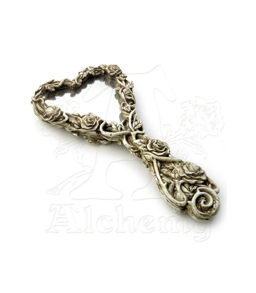 зеркало alchemy gothic (алхимия готик) fate of narcissus (череп и розы)