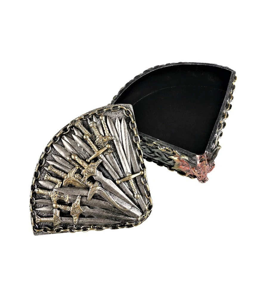 шкатулка дракон и мечи