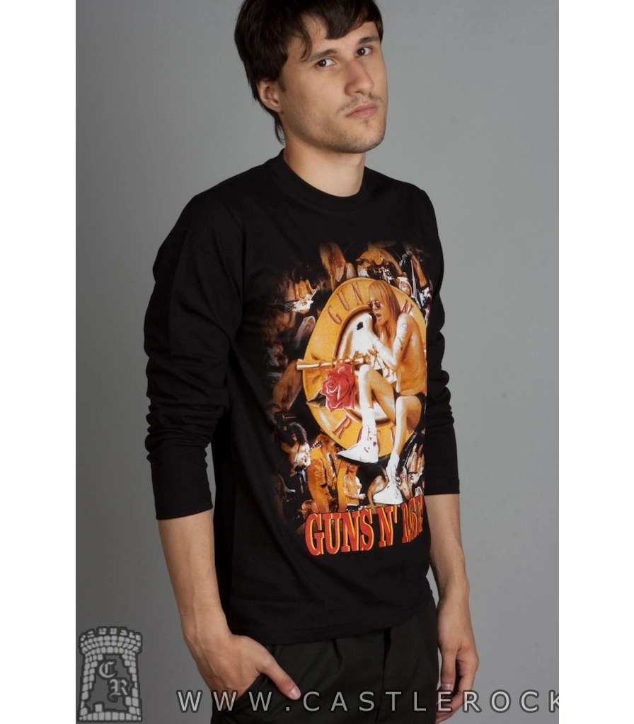 футболка guns'n'roses (солист с микрофоном) д/р