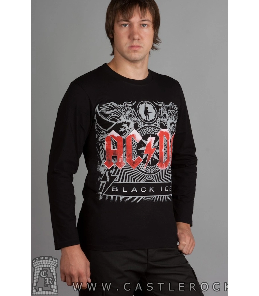 футболка ac/dc "black ice" д/р