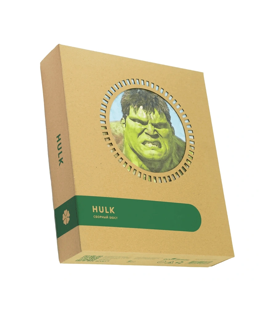 3d конструктор hulk халк (сборный бюст)