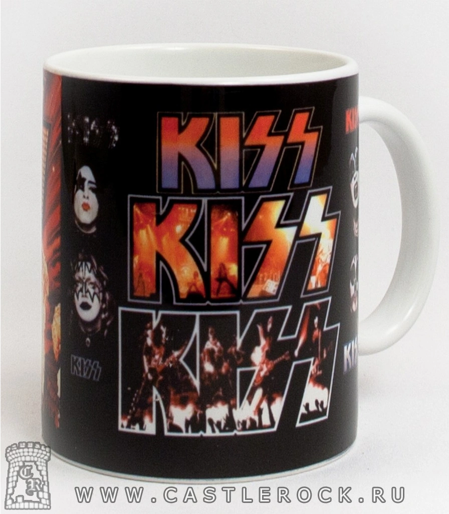 кружка kiss (группа в огне)