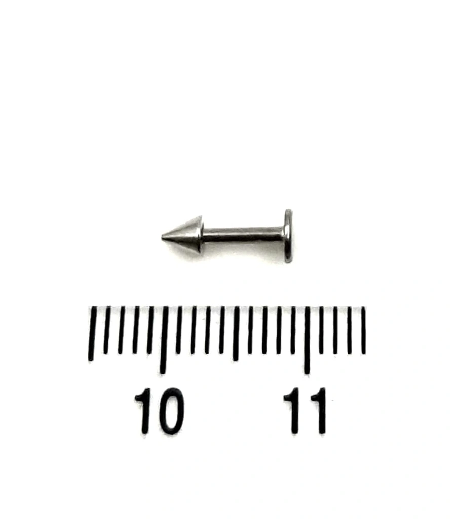 Лабрет Сталь с Шипом 1,2 х 6 х 3