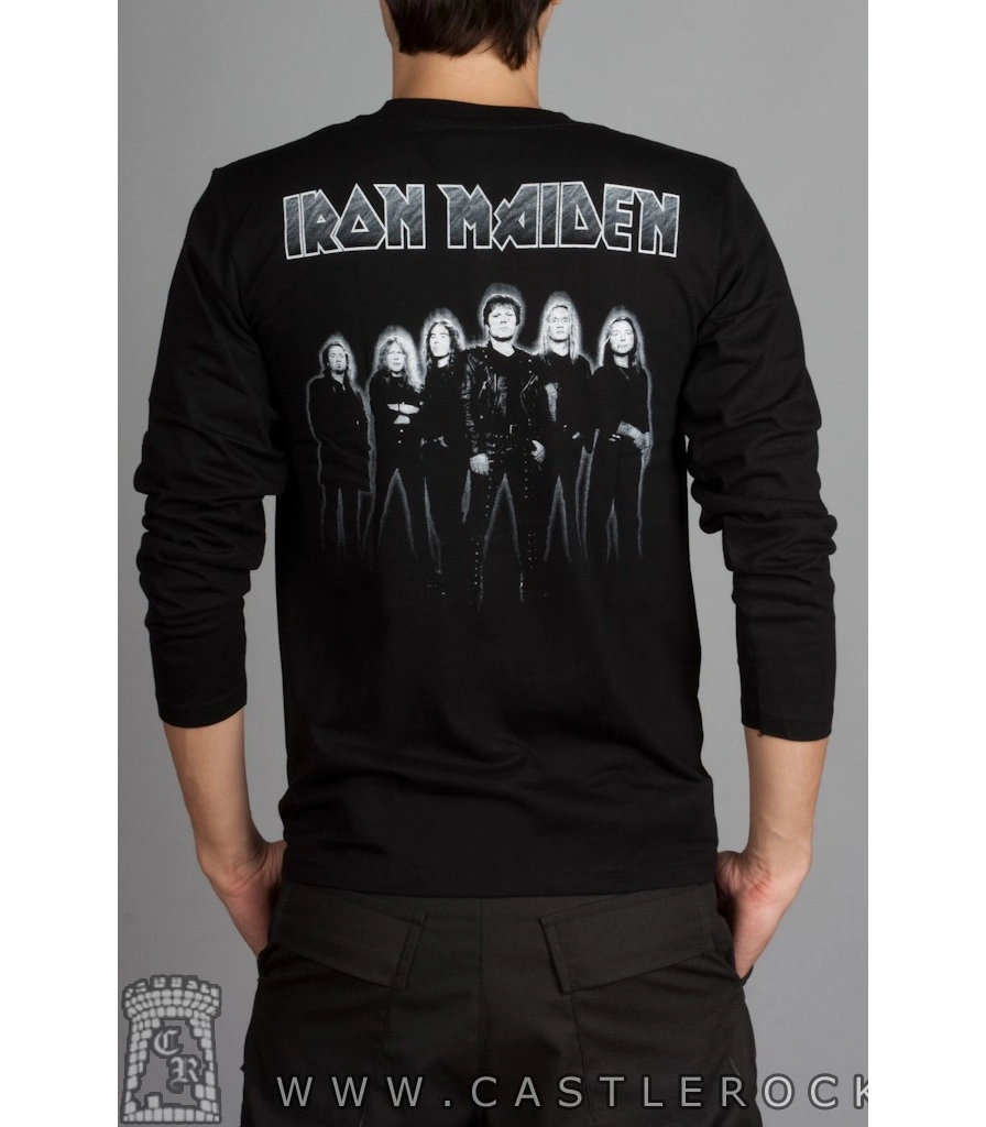 футболка iron maiden "beast on the road 82" д/р