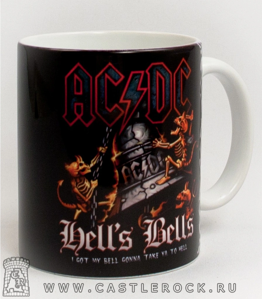кружка ac/dc "hell's bells"