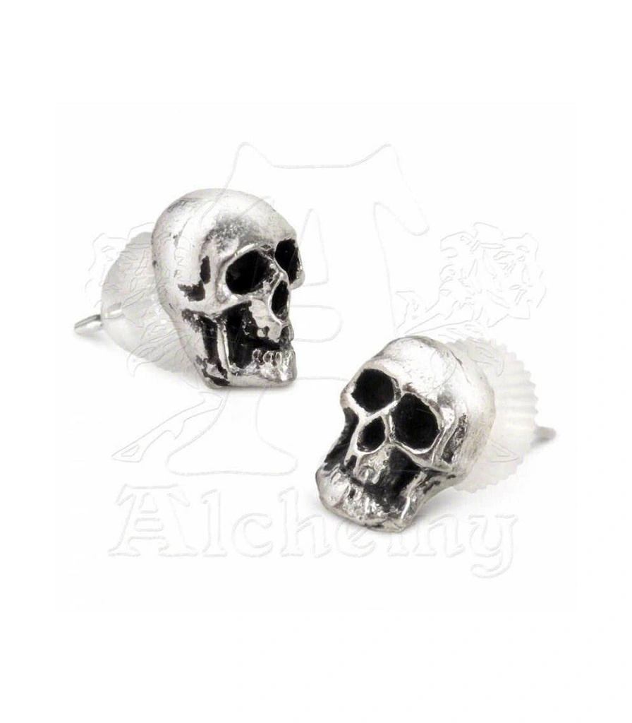 серьги alchemy gothic (алхимия готик) e76 death