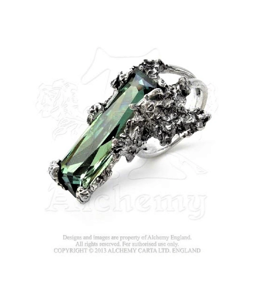 кольцо alchemy gothic (алхимия готик) r137 winter garden crystal