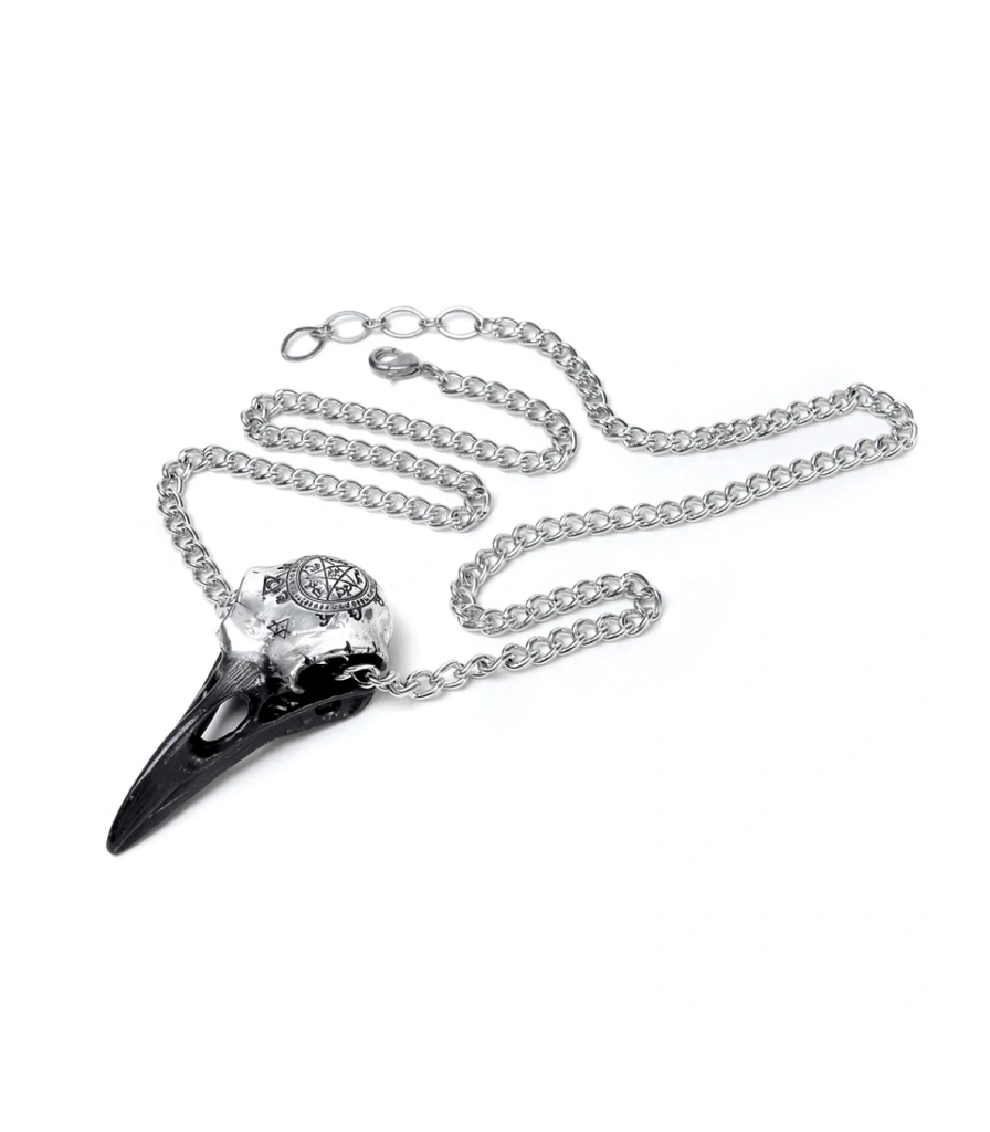 подвес alchemy gothic (алхимия готик) p898 volvan raven skull