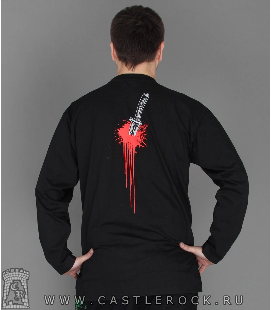 футболка shadows fall (нож) д/р