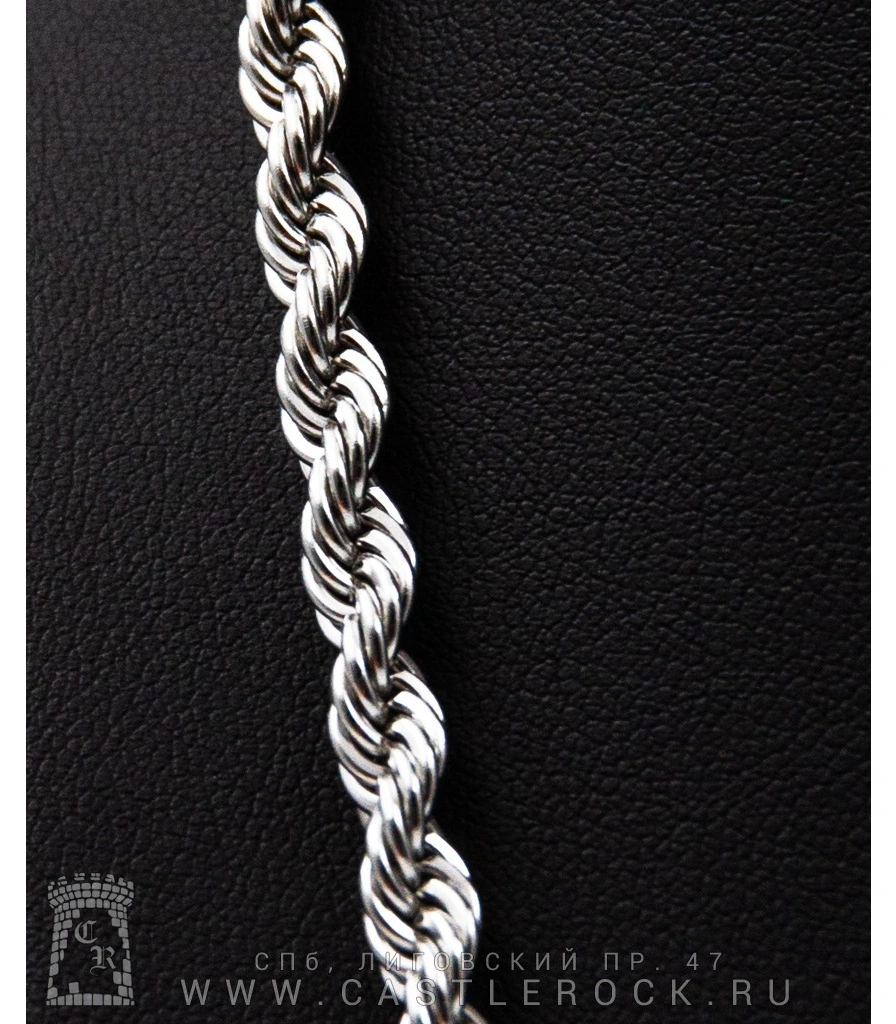 цепь стальная плетение кордовое (5 мм)