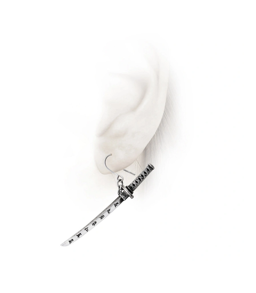 серьга alchemy gothic (алхимия готик) e357 bushido