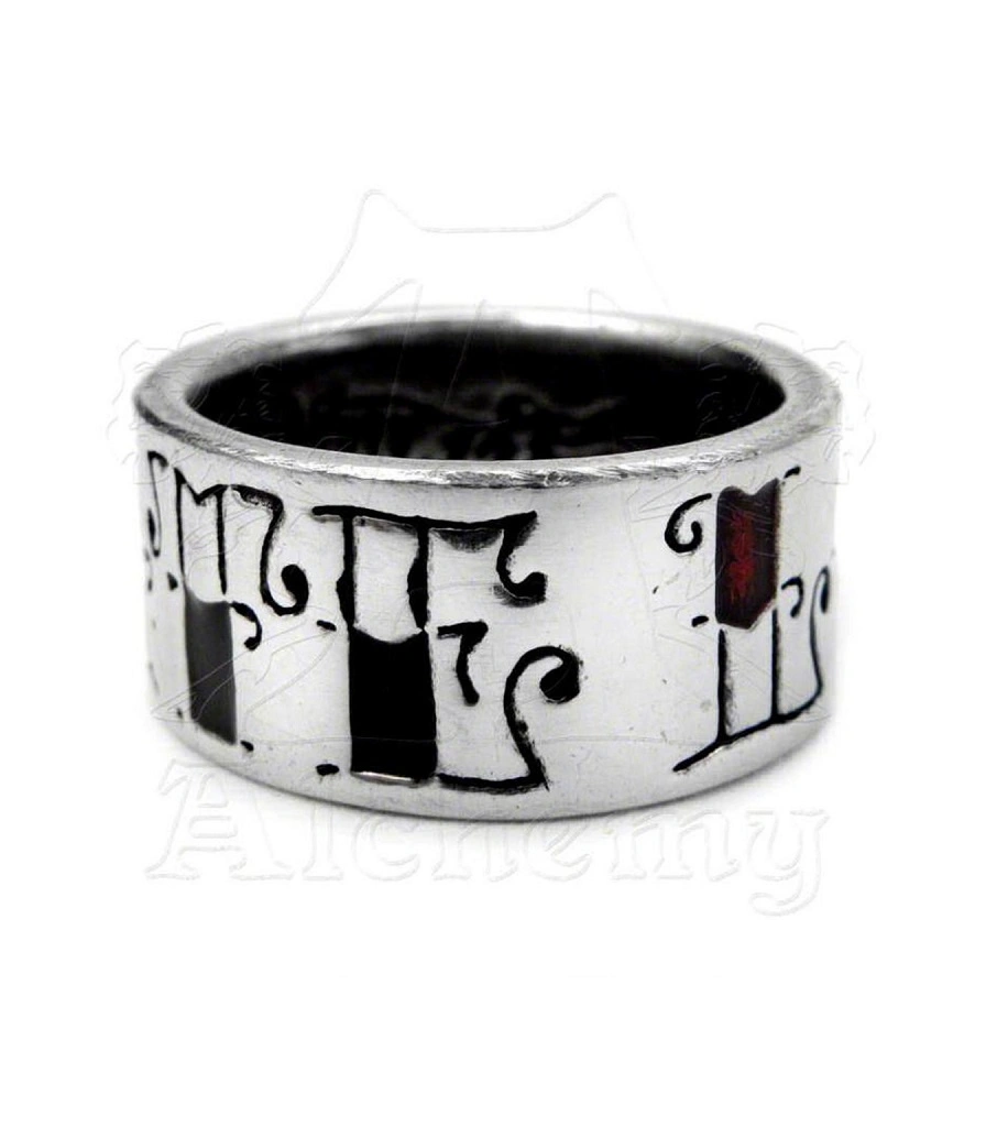 кольцо alchemy gothic (алхимия готик) ulr1 love hate