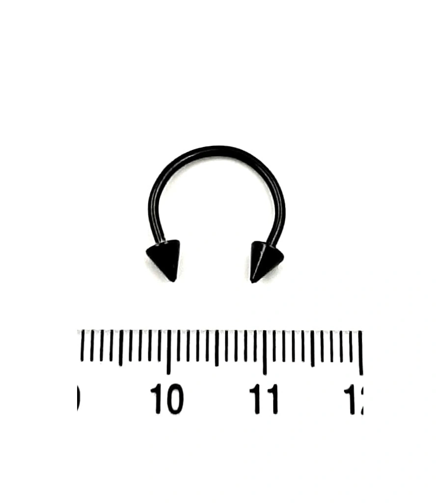 Циркуляр Сталь с Шипами Черный 1,2 х 12 х 4/4