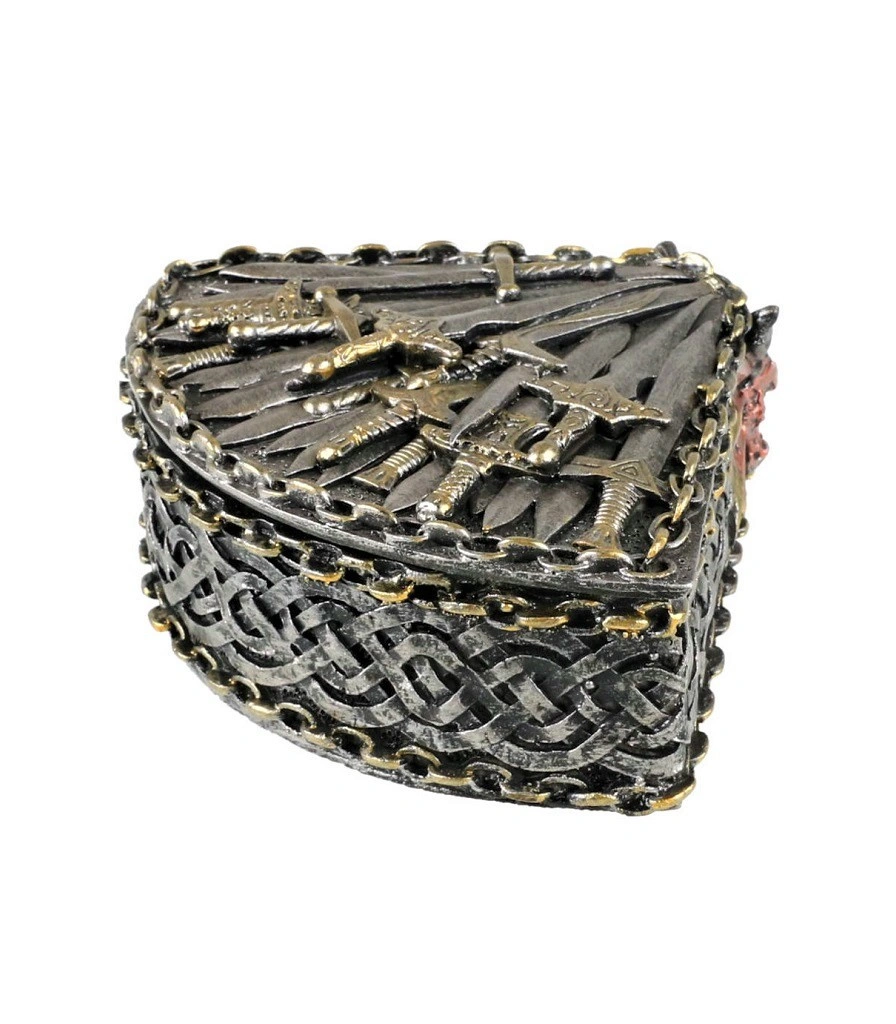 шкатулка дракон и мечи