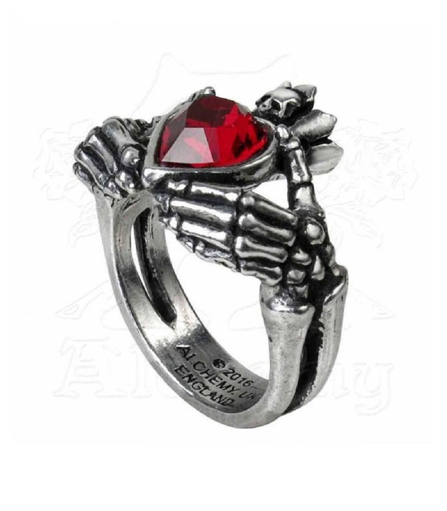 кольцо alchemy gothic (алхимия готик) r210 claddagh by night