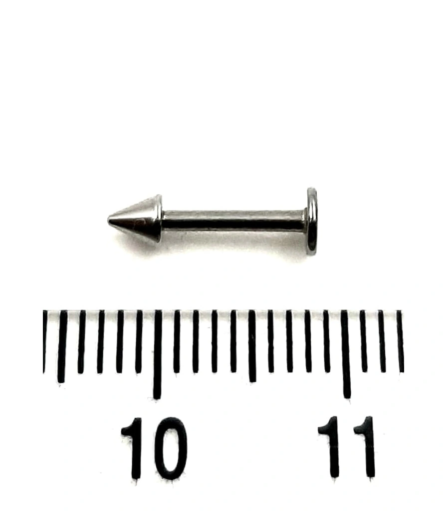 Лабрет Сталь с Шипом 1,2 х 8 х 3
