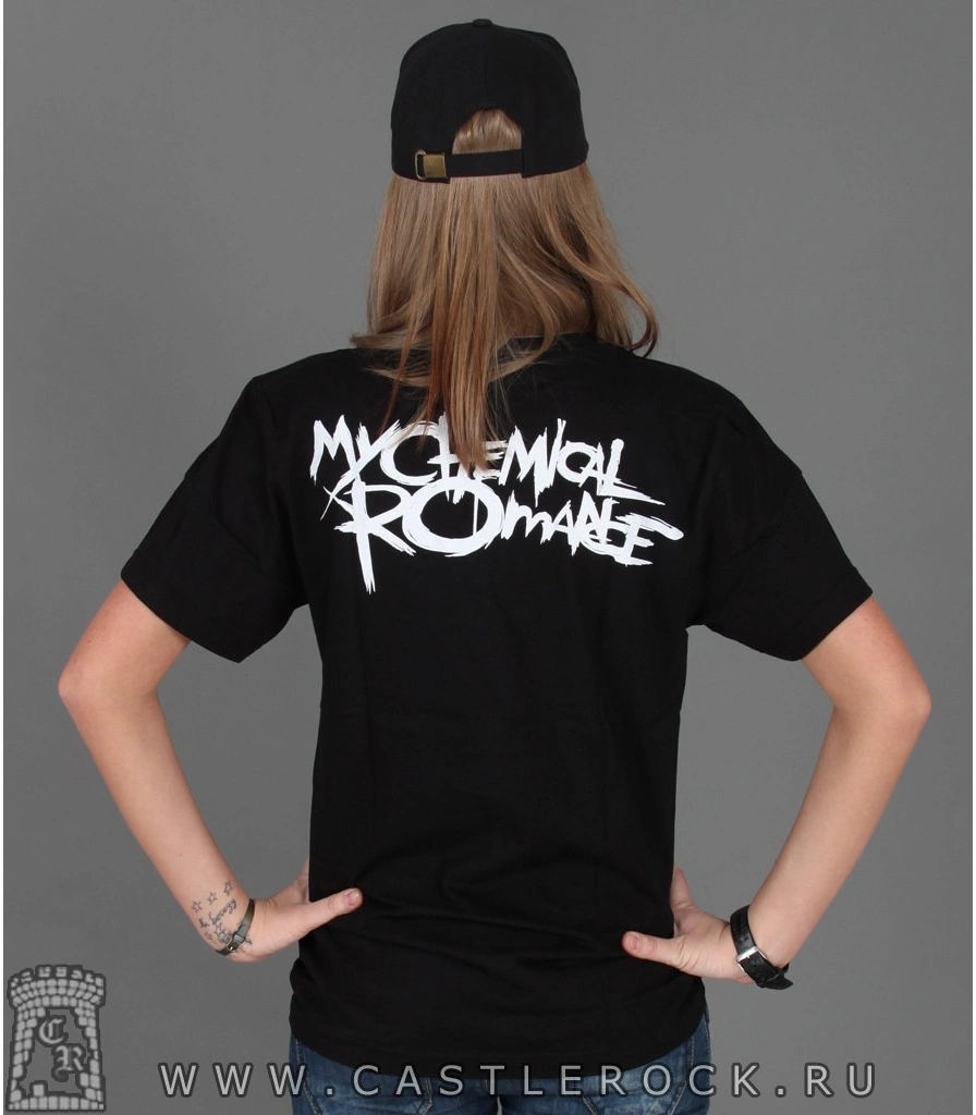 футболка my chemical romance "the black parade" (принт красный)