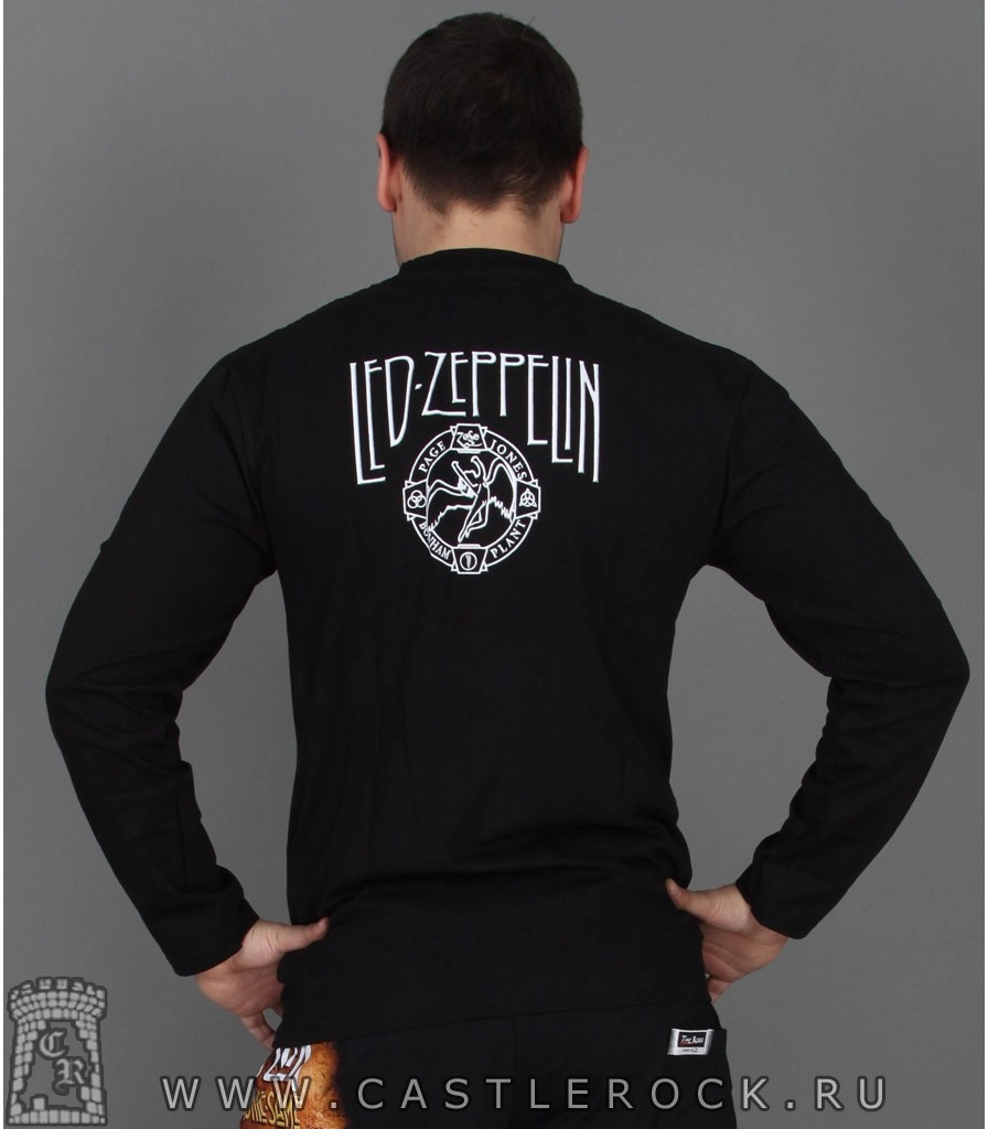 футболка led zeppelin (ч/б) д/р
